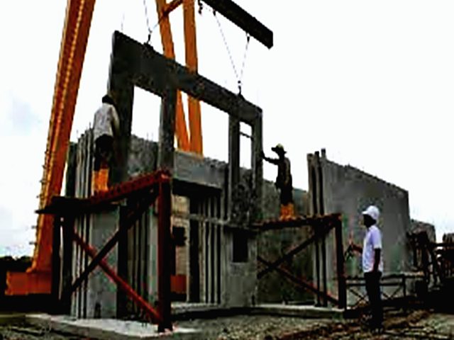 Structural works on a public infrastructure project